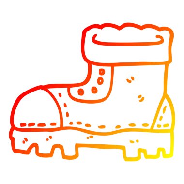 sıcak degrade çizgi çizim karikatür iş önyükleme