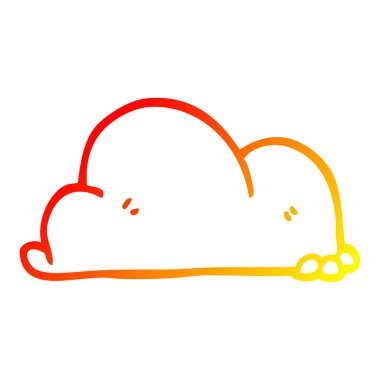 sıcak degrade çizgi çizim karikatür kaya