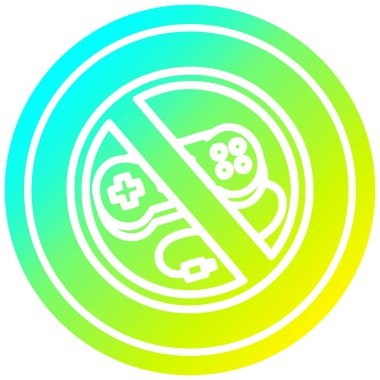 soğuk degrade spektrumda hiçbir oyun dairesel