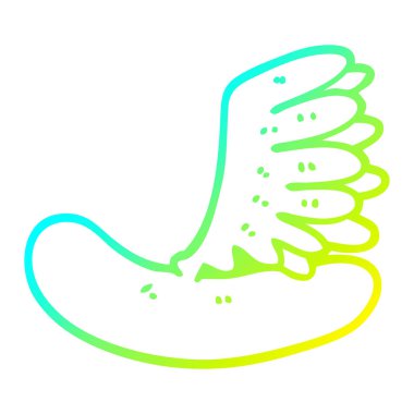 soğuk degrade çizgi çizim karikatür sosisli