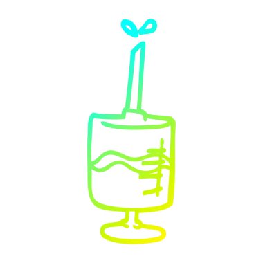 soğuk degrade çizgi çizim karikatür enjeksiyon