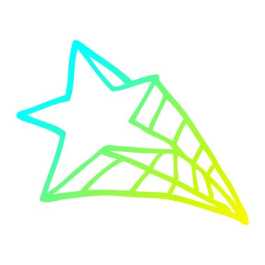 soğuk degrade çizgi çizim karikatür çekim yıldız