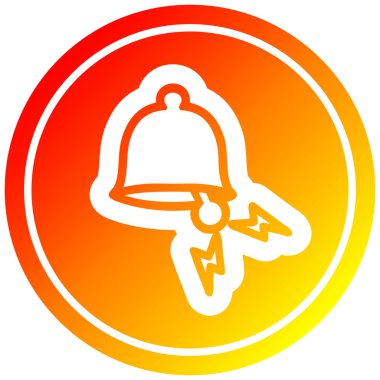 sıcak degrade spektrumda zil dairesel zil