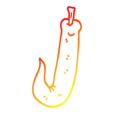 sıcak degrade çizgi çizim karikatür acı biber