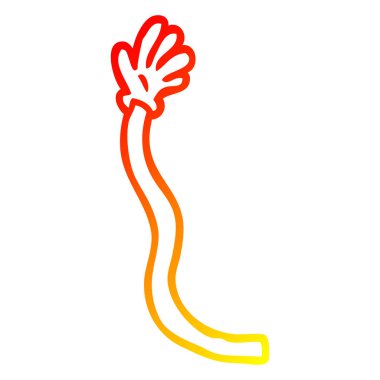 sıcak degrade çizgi çizim karikatür retro el hareketleri