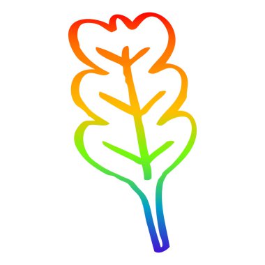 gökkuşağı degrade çizgi çizim karikatür kuru kahverengi yaprak