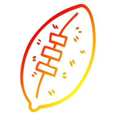 sıcak degrade çizgi çizim karikatür futbol