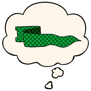 çizgi roman tarzında karikatür sallayarak afiş ve düşünce balonu