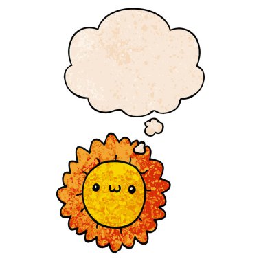 vektör doku desen kumaş karikatür çiçek ve düşünce