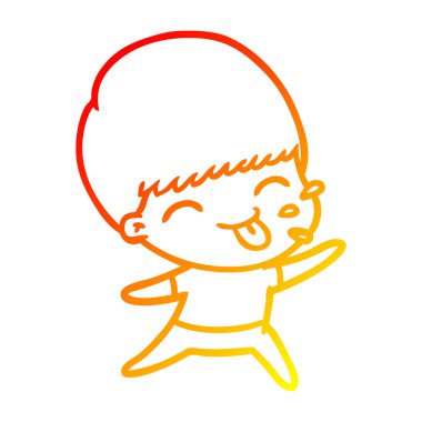 sıcak degrade çizgi çizim karikatür kaba adam