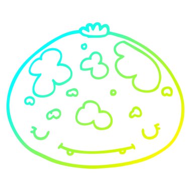 soğuk degrade çizgi çizim karikatür kabak