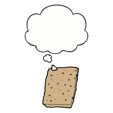 karikatür flapjack ve düşünce balonu