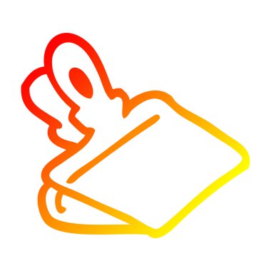 sıcak degrade çizgi çizim karikatür ataş