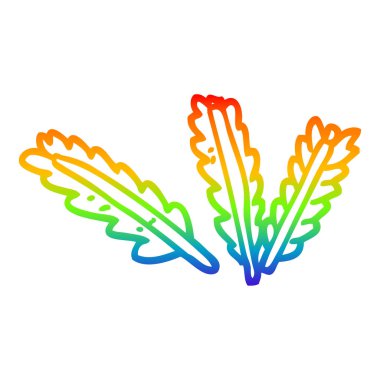 gökkuşağı degrade çizgi mısır karikatür kulakları çizim