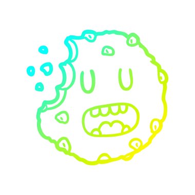 soğuk degrade çizgi çizim Karikatür çerez