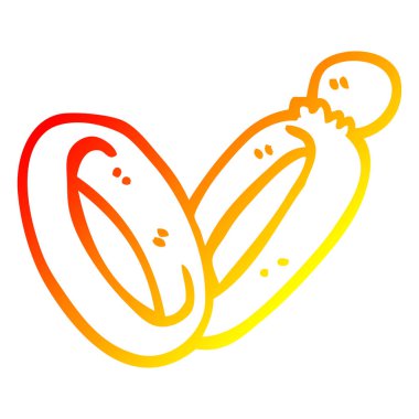 sıcak degrade çizgi çizim karikatür alyans