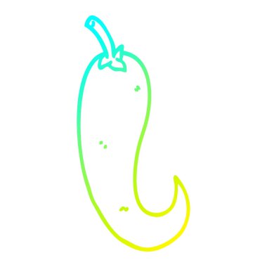 soğuk degrade çizgi çizim karikatür acı biber