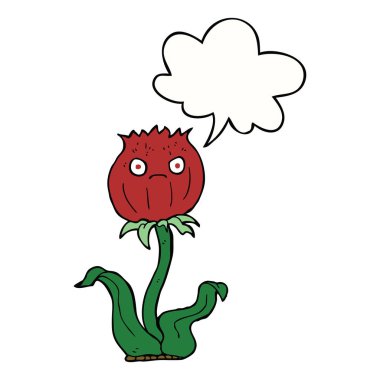 karikatür devedikeni ve konuşma balonu