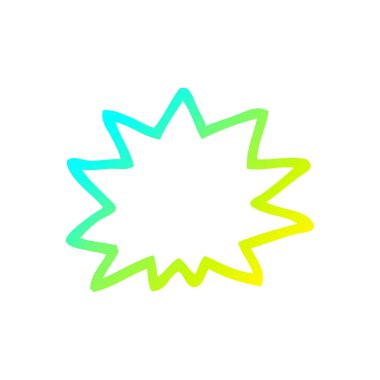 soğuk degrade çizgi çizim karikatür patlama