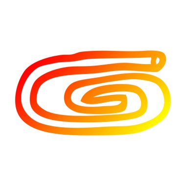 sıcak degrade çizgi çizim karikatür ataş