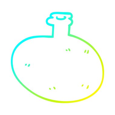 soğuk degrade çizgi çizim karikatür büyük eski sürahi