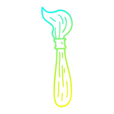 soğuk degrade çizgi çizim karikatür boya fırçası