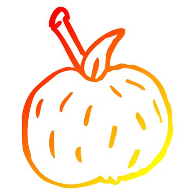 sıcak degrade çizgi çizim karikatür domates