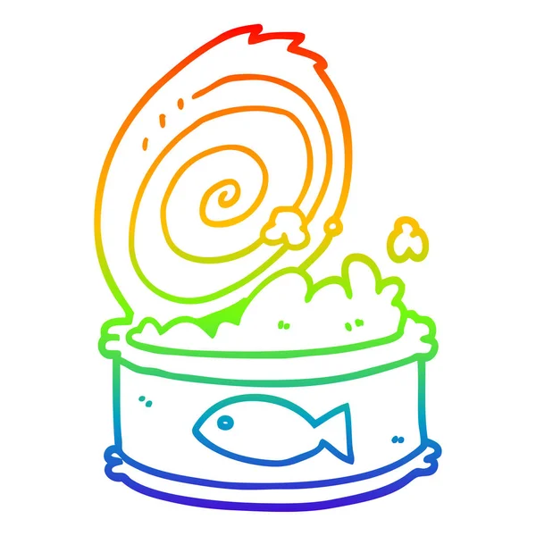 gökkuşağı gradyan çizgi çizim karikatür konserve gıda