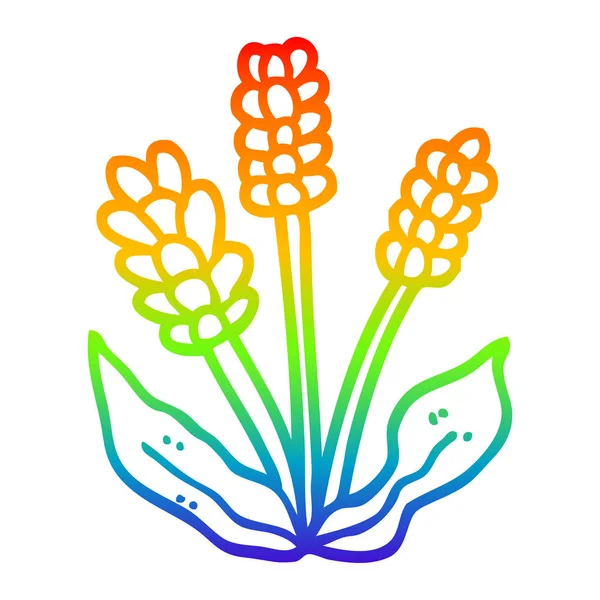 gökkuşağı gradyan çizgi çizim karikatür lavanta