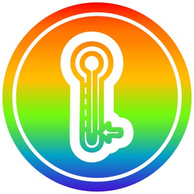 gökkuşağı spektrumunda düşük sıcaklık dairesel