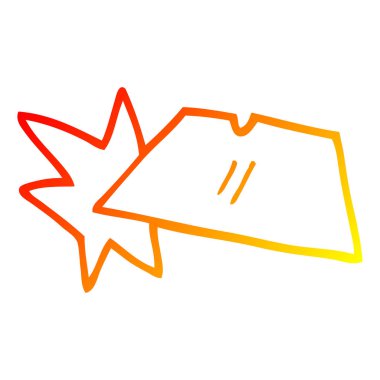 sıcak degrade çizgi çizim karikatür parlak jilet