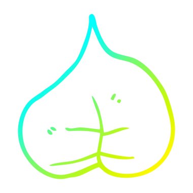 soğuk degrade çizgi çizim karikatür yaprak