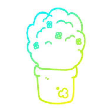 soğuk degrade çizgi çizim karikatür çalı