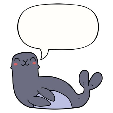 karikatür mühür ve konuşma balonu