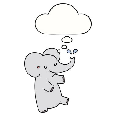 çizgi film dans fil ve düşünce balonu