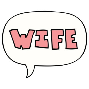 karikatür kelime ve konuşma balonu