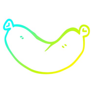 soğuk degrade çizgi çizim karikatür sosis