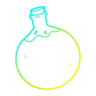 soğuk degrade çizgi çizim cadılar bayramı iksir karikatür