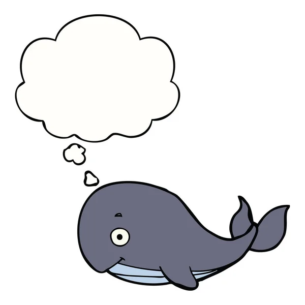 Bublina velrybích a myšlenkové bubliny — Stockový vektor
