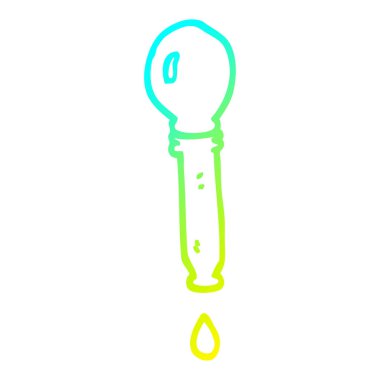 soğuk degrade çizgi çizim karikatür pipet