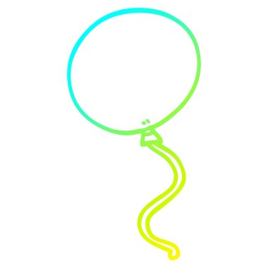 soğuk degrade çizgi çizim karikatür balon