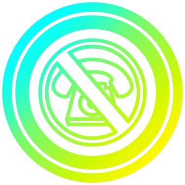 soğuk degrade spektrumda soğuk çağrı dairesel