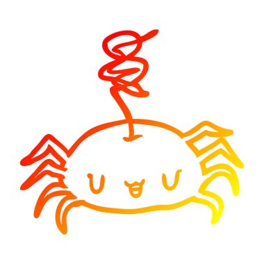 sıcak degrade çizgi çizim cadılar bayramı örümcek