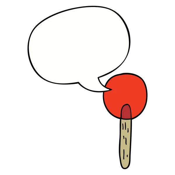 卡通糖果棒棒糖和语音泡泡 — 图库矢量图片