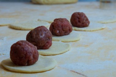 Köfte ev mutfak, yemek