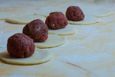 Köfte ev mutfak, yemek