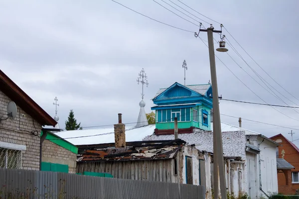 Sonbaharda Sernovodsk Köyü — Stok fotoğraf