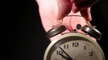 Eski Moda Çalar Saat Sabah Çınlama