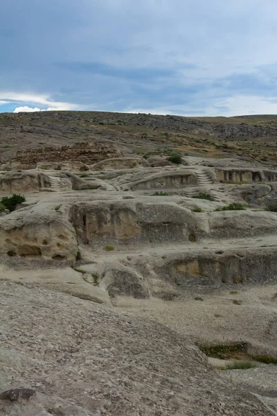 格鲁吉亚的古代建筑 岩洞城 岩洞城 — 图库照片