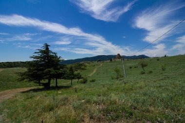 Dağ manzarası, Yukarıdan Görünüm.